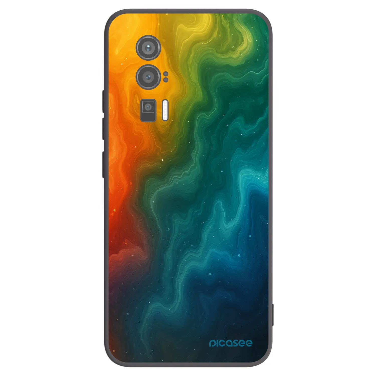 Picasee silikonowe czarne etui na Xiaomi Poco F5 Pro 5G - Solar