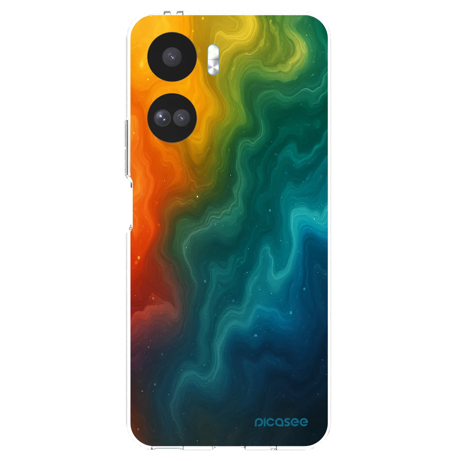 Picasee silikonowe przeźroczyste etui na Honor 90 Lite 5G - Solar