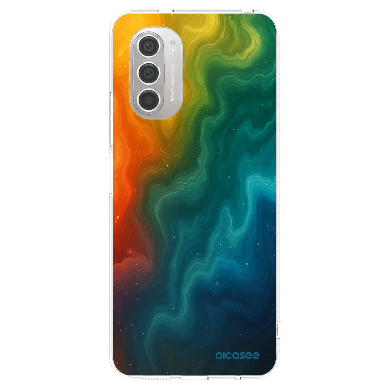 Picasee silikonowe przeźroczyste etui na Motorola Moto G51 - Solar