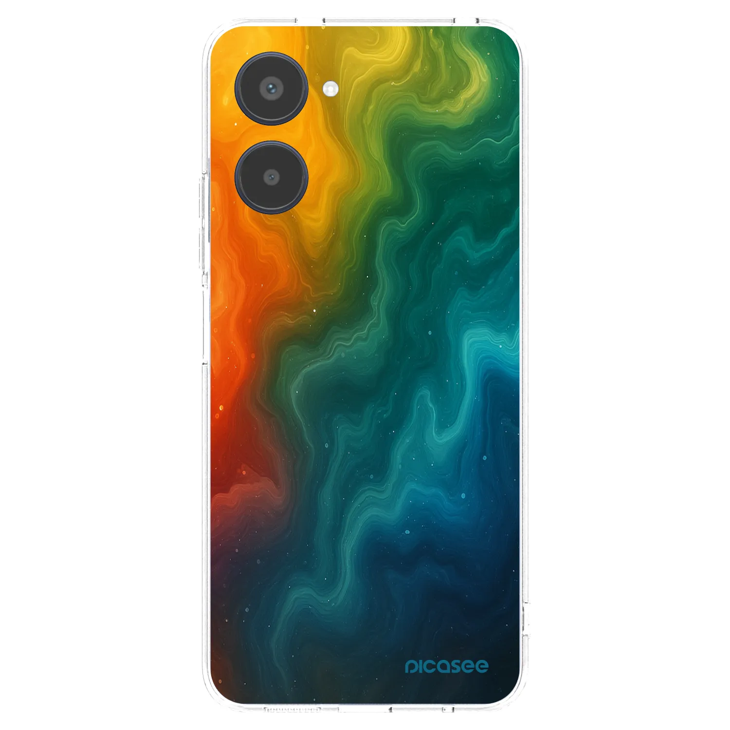 Picasee silikonowe przeźroczyste etui na Realme 10 4G - Solar