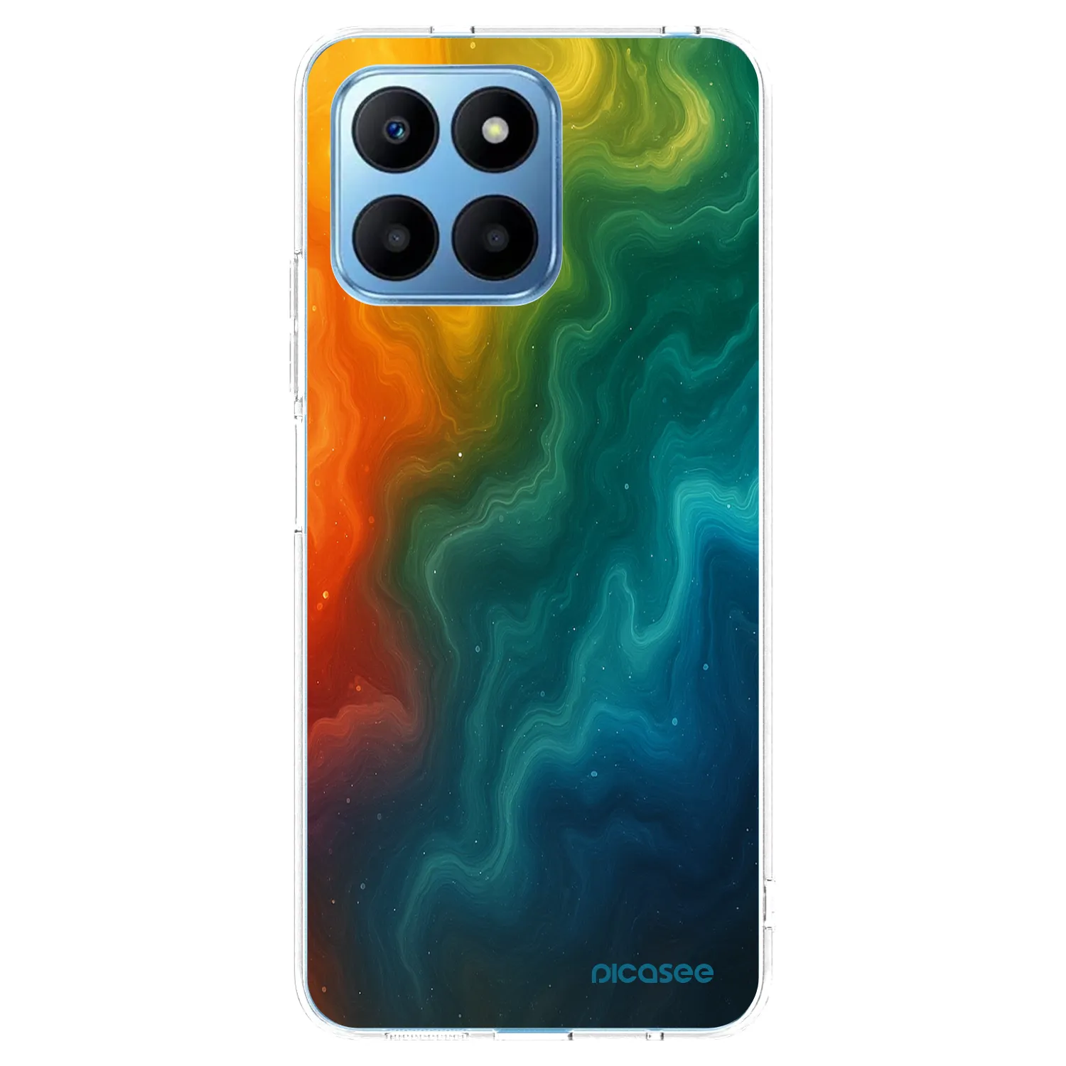 Picasee silikonowe przeźroczyste etui na Honor 70 Lite - Solar