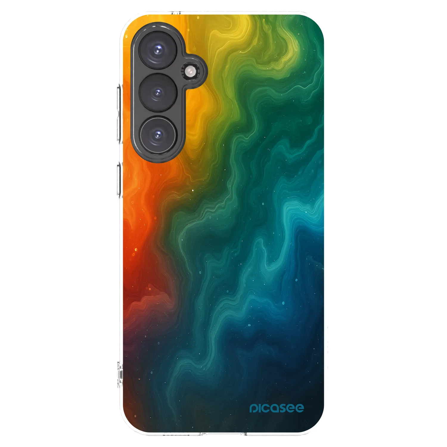 Picasee silikonowe przeźroczyste etui na Samsung Galaxy S23 FE S711B - Solar