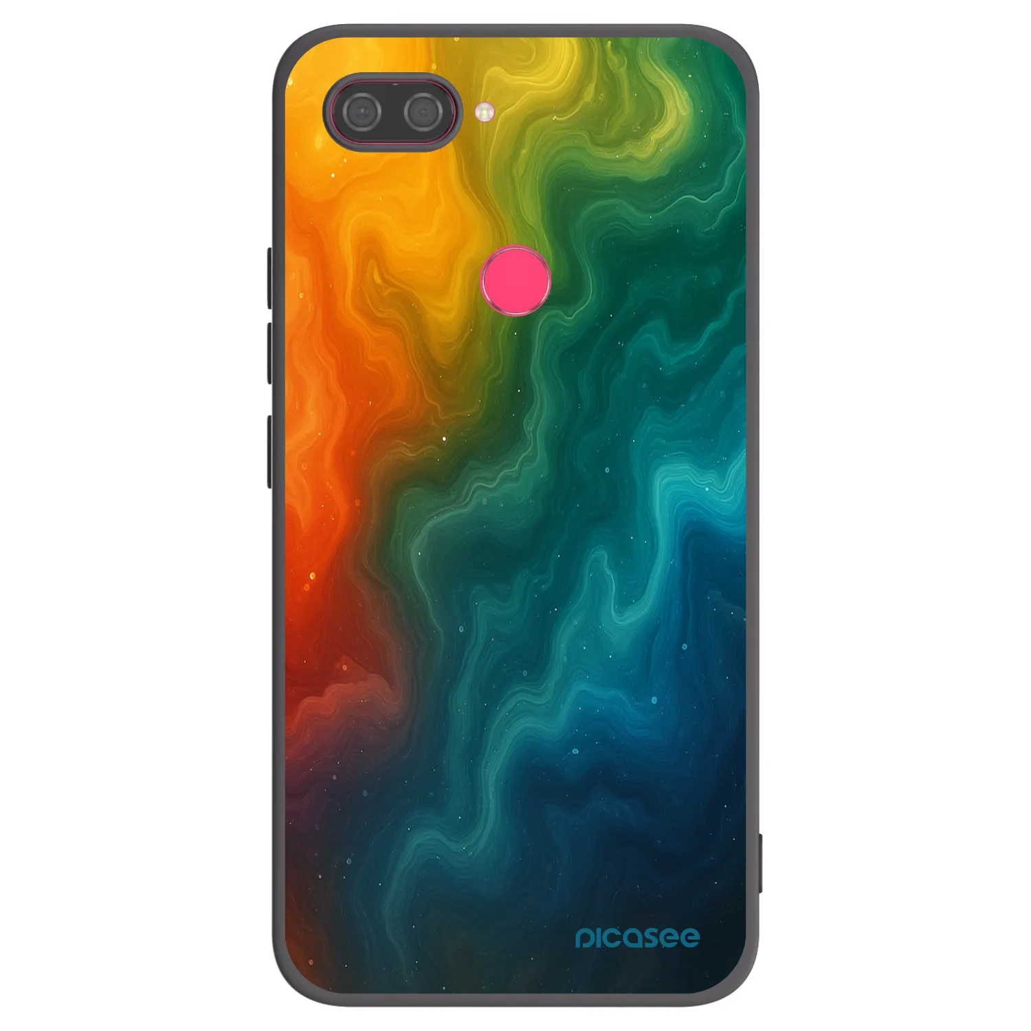 Picasee silikonowe czarne etui na Xiaomi Mi 8 Lite - Solar