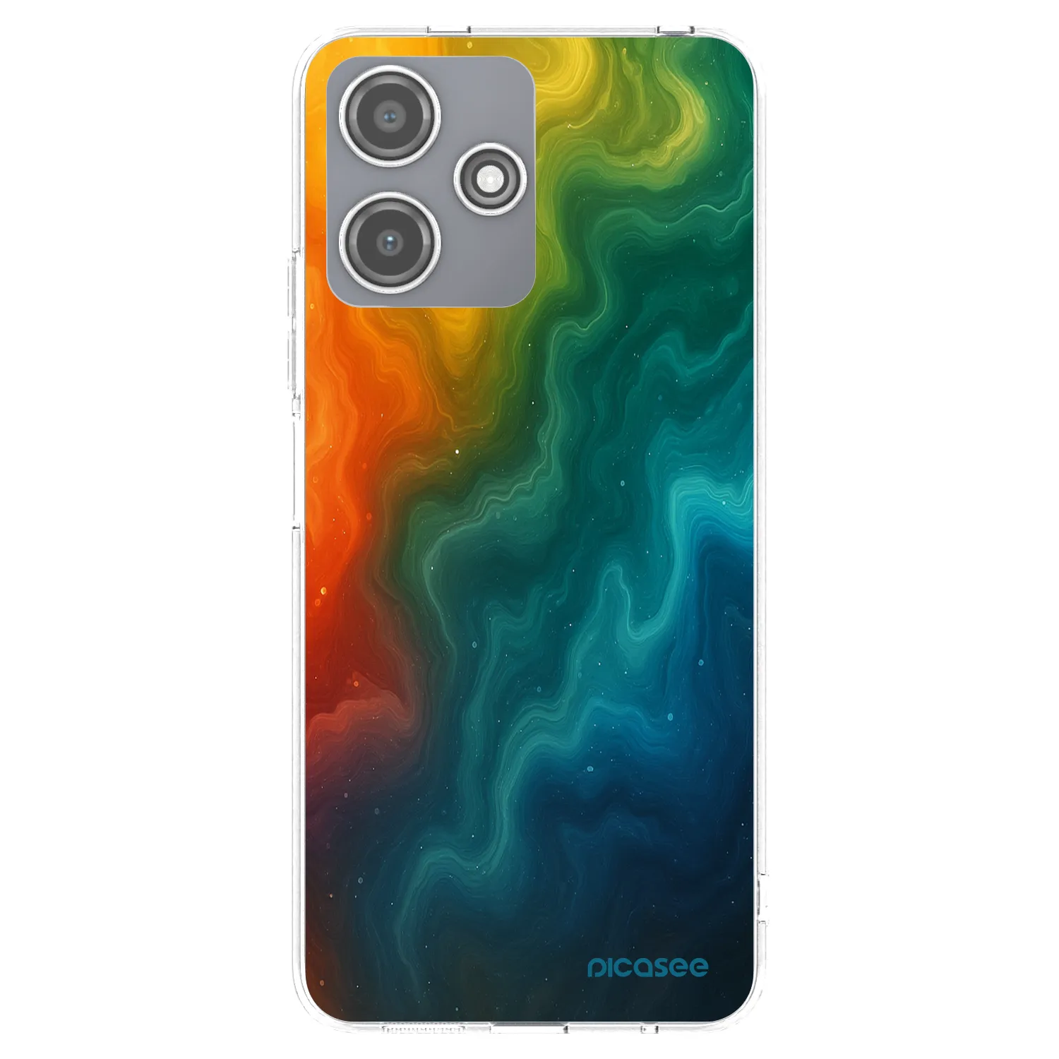 Picasee silikonowe przeźroczyste etui na Xiaomi Redmi 12 5G - Solar