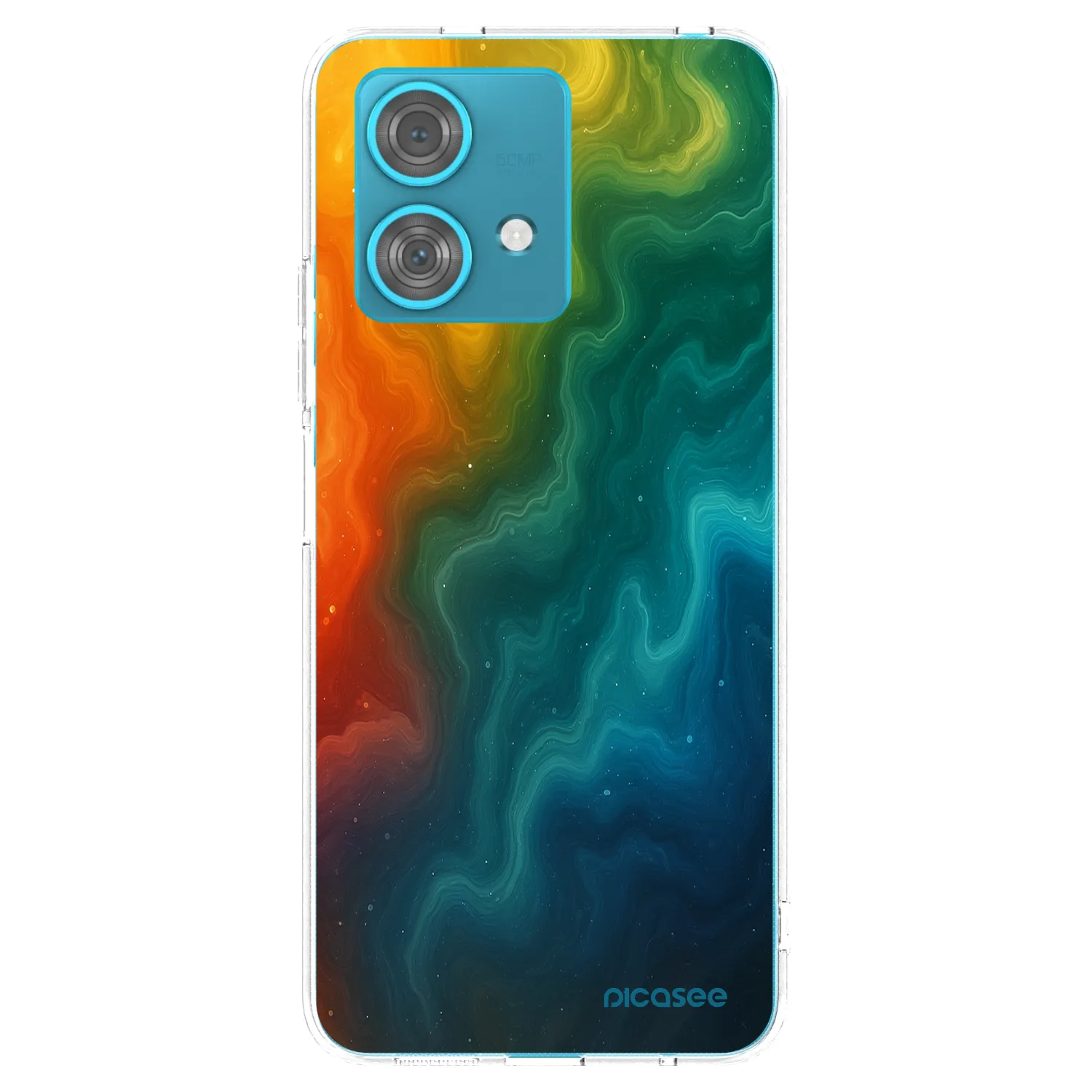 Picasee silikonowe przeźroczyste etui na Motorola Edge 40 Neo - Solar