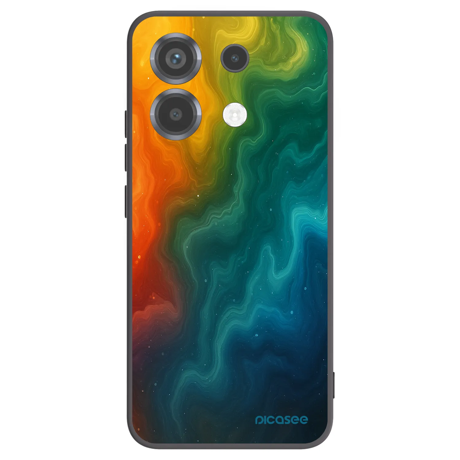 Picasee silikonowe czarne etui na Xiaomi Poco X6 - Solar