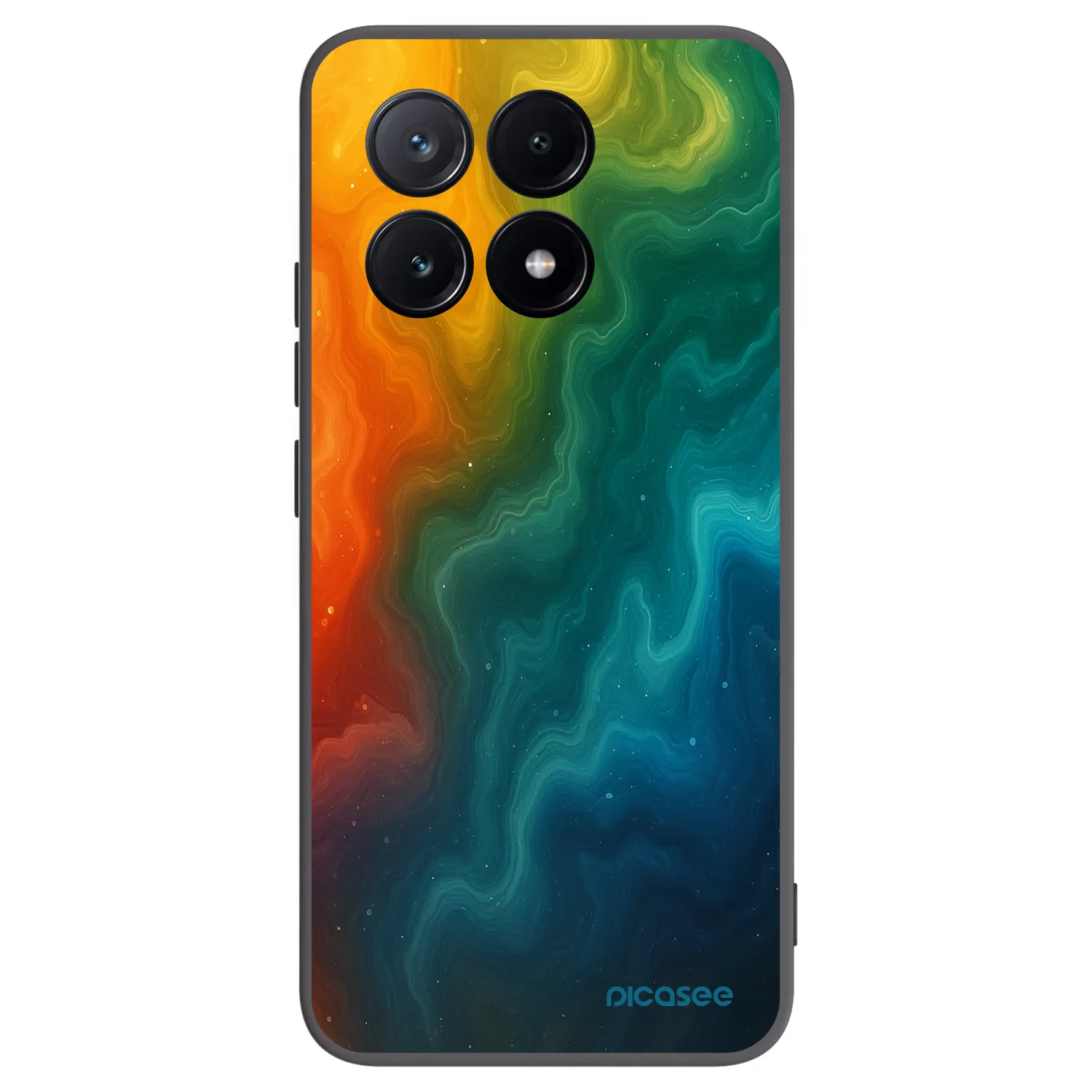 Picasee silikonowe czarne etui na Xiaomi Poco X6 Pro - Solar