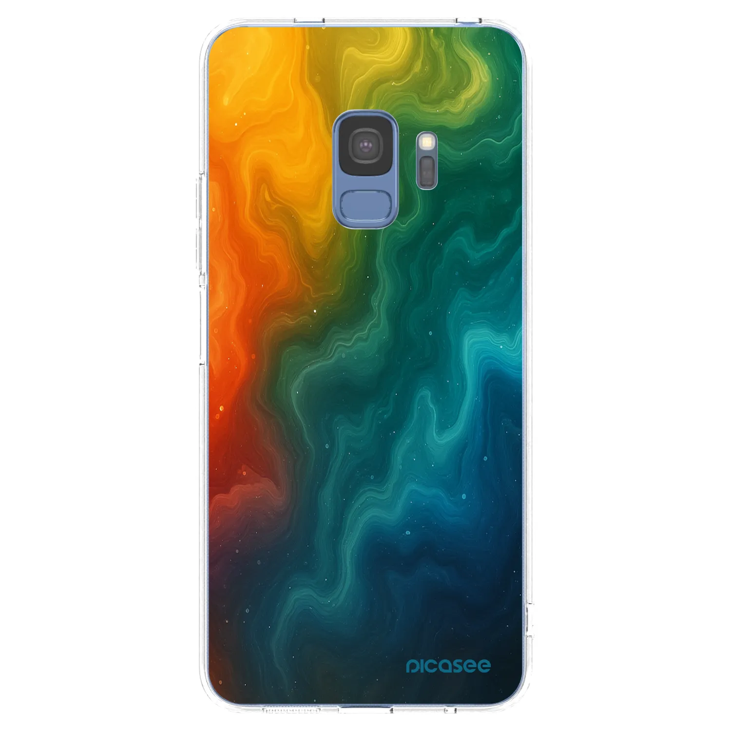 Picasee silikonowe przeźroczyste etui na Samsung Galaxy S9 G960F - Solar