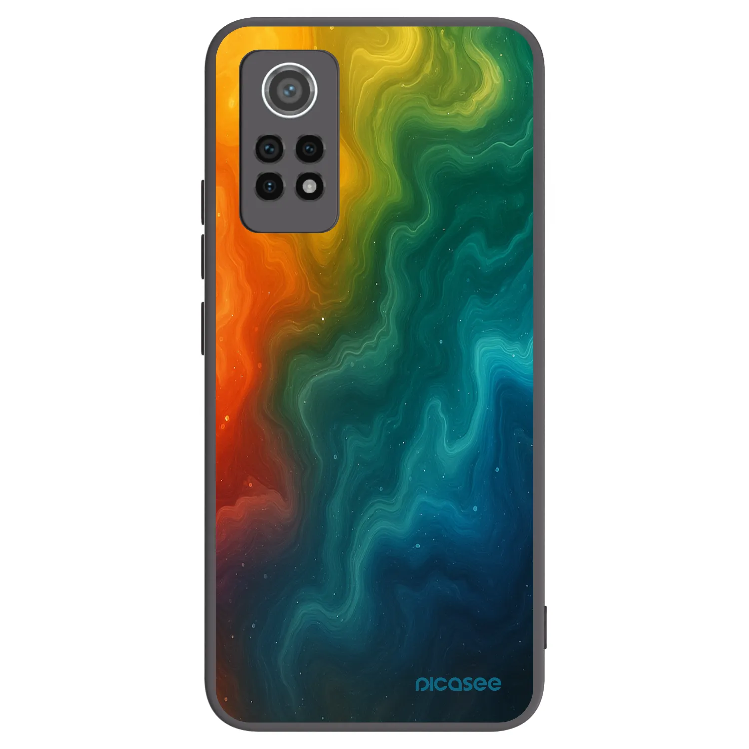 Picasee silikonowe czarne etui na Xiaomi Redmi Note 12 Pro 4G - Solar