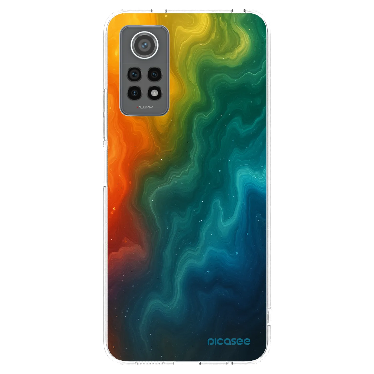 Picasee silikonowe przeźroczyste etui na Xiaomi Redmi Note 12 Pro 4G - Solar