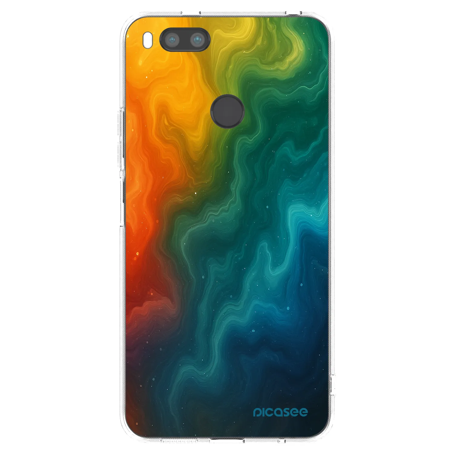 Picasee silikonowe przeźroczyste etui na Xiaomi Mi A1 Global - Solar