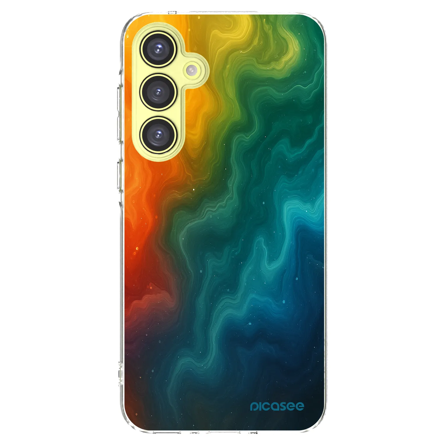 Picasee silikonowe przeźroczyste etui na Samsung Galaxy A35 5G A356B - Solar