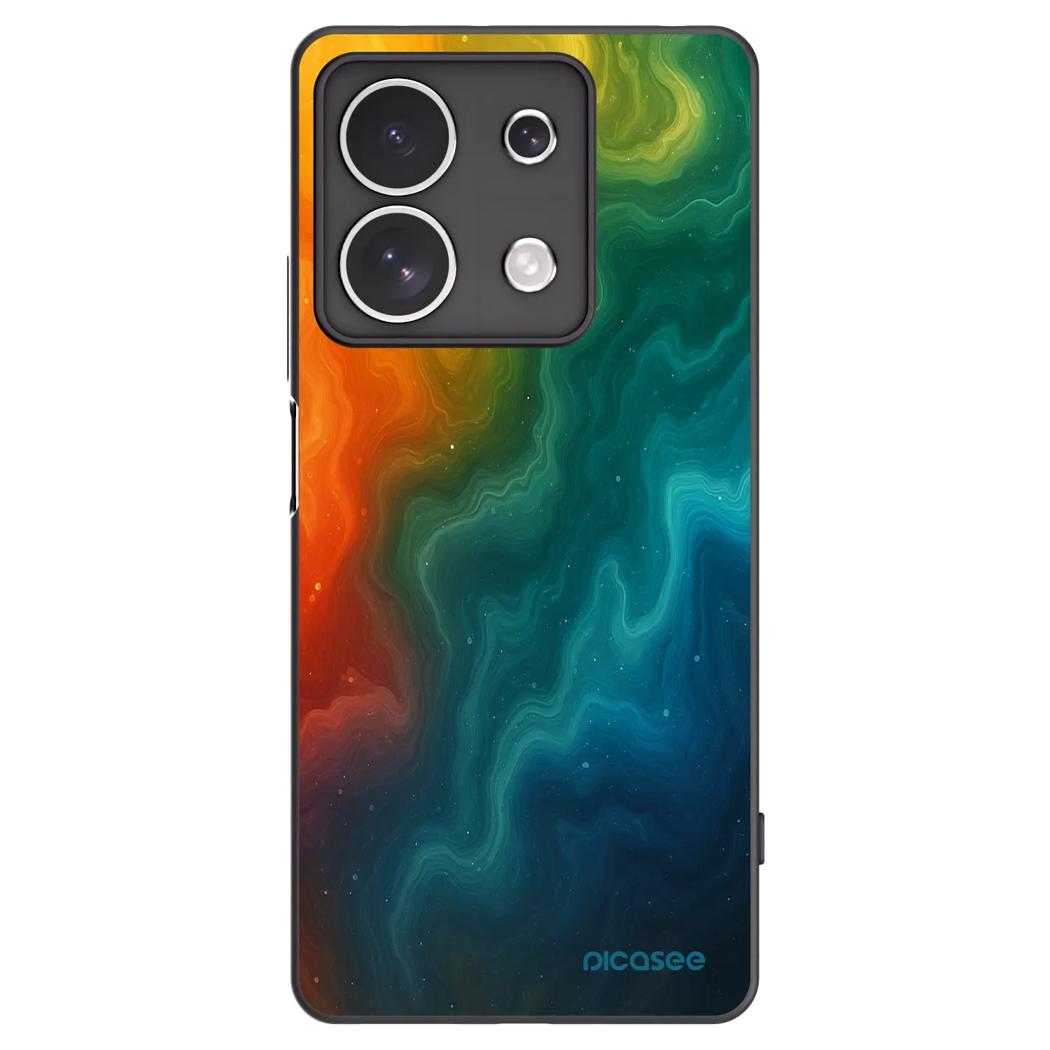 Picasee silikonowe czarne etui na Xiaomi Redmi Note 13 4G - Solar