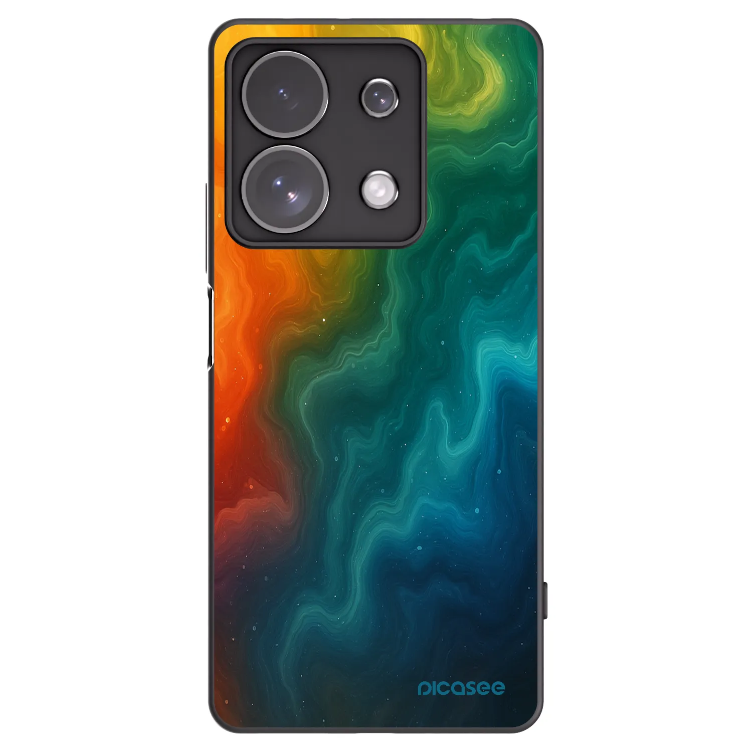 Picasee silikonowe czarne etui na Xiaomi Redmi Note 13 Pro 4G - Solar