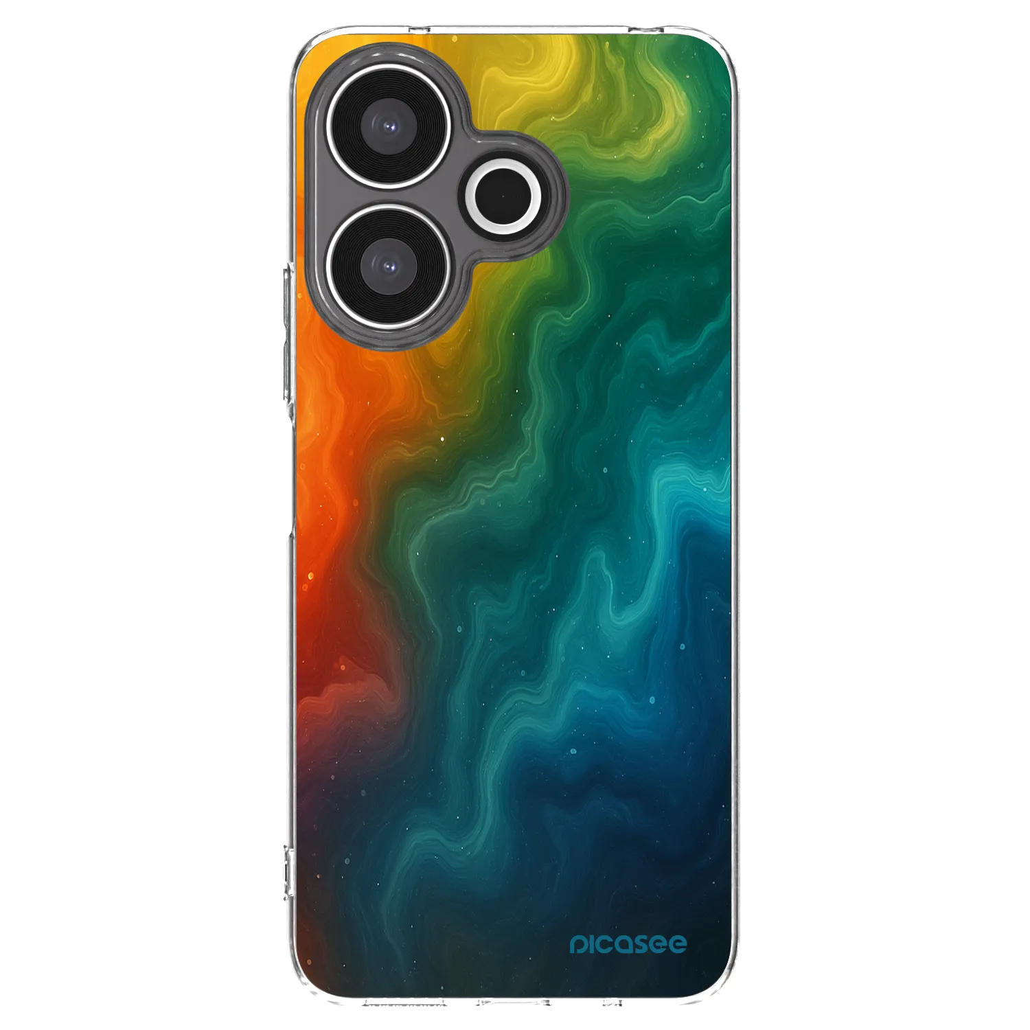 Picasee silikonowe przeźroczyste etui na Xiaomi Redmi 13 4G - Solar
