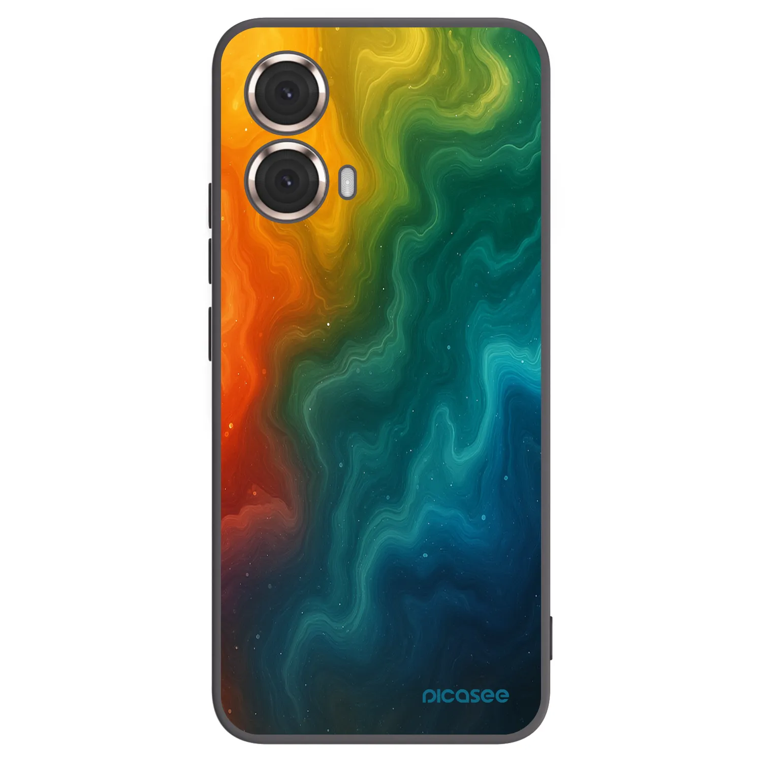 Picasee silikonowe czarne etui na Motorola Moto G85 - Solar