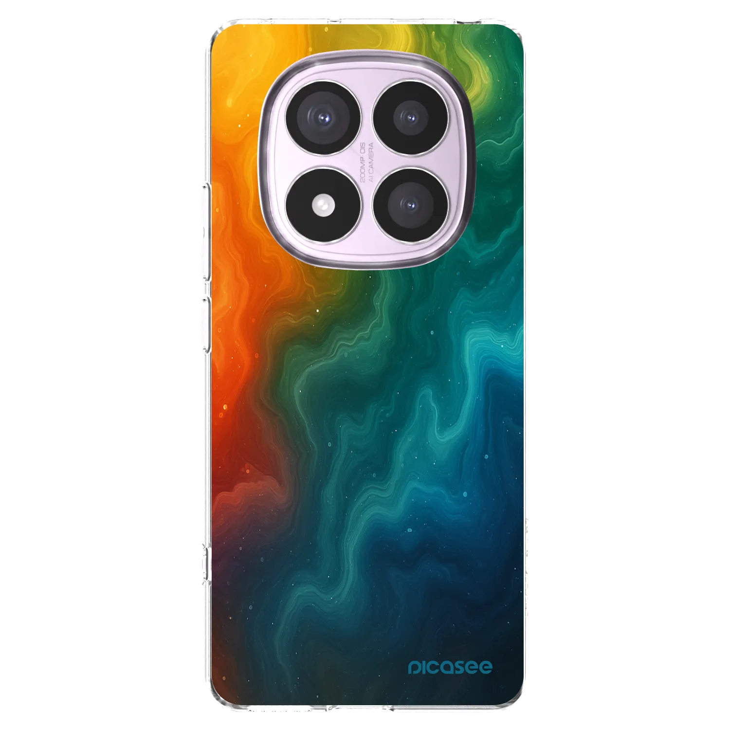 Picasee silikonowe przeźroczyste etui na Xiaomi Redmi Note 14 Pro 5G - Solar