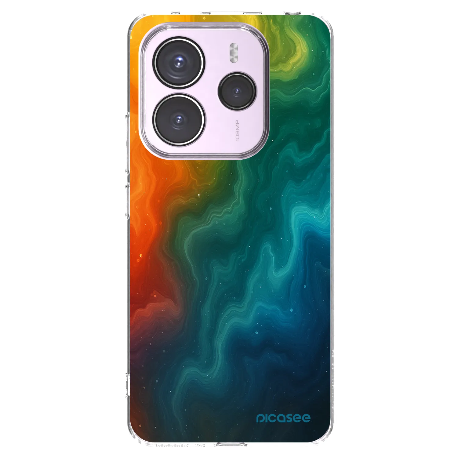 Picasee silikonowe przeźroczyste etui na Xiaomi Redmi Note 14 5G - Solar