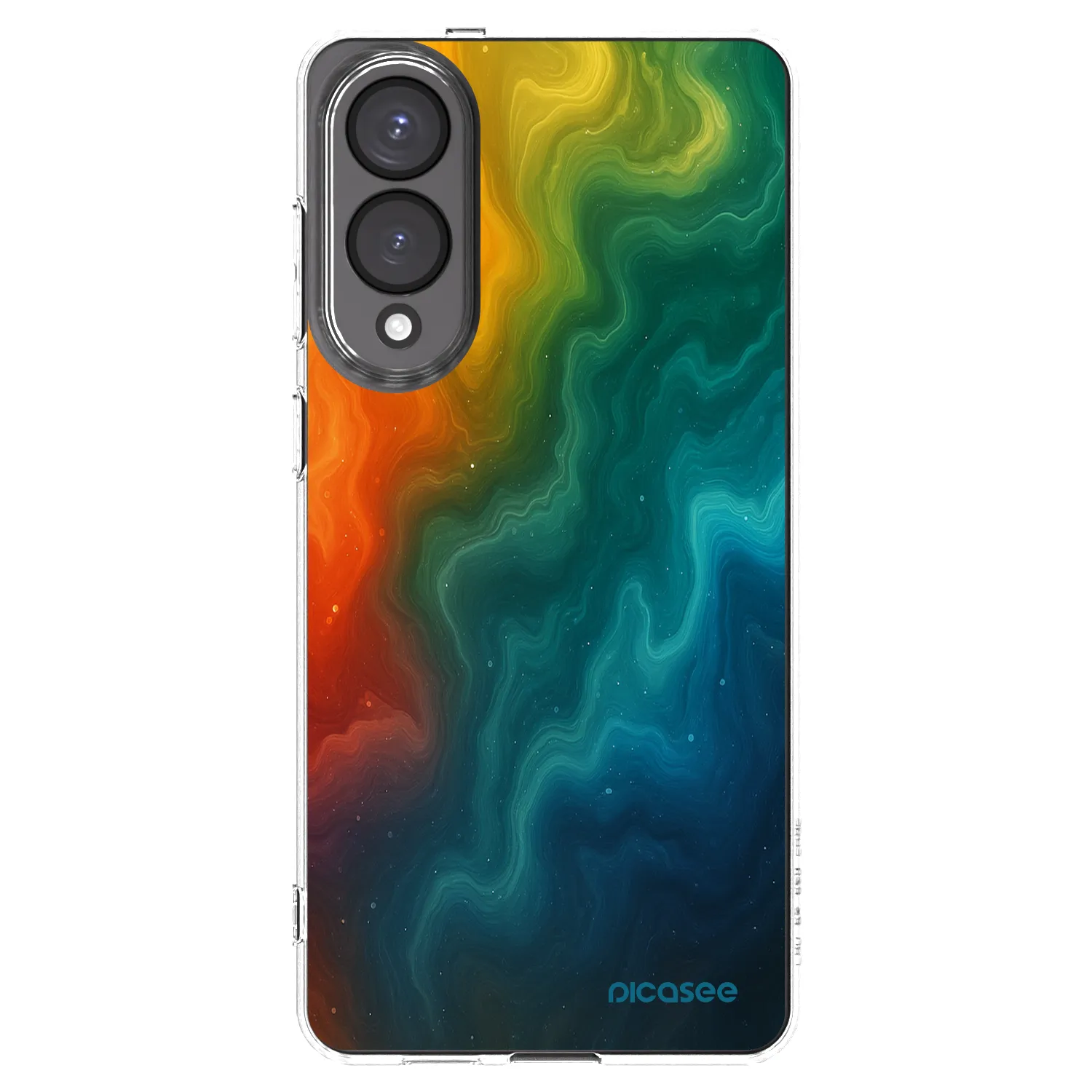 Picasee silikonowe przeźroczyste etui na Samsung Galaxy S25 Edge 5G - Solar