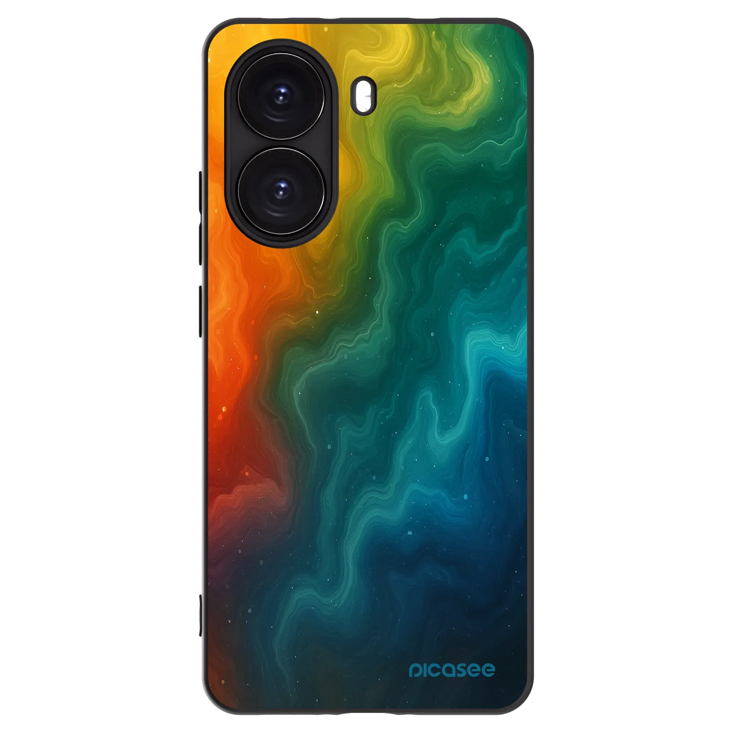 Picasee silikonowe czarne etui na Xiaomi Poco X7 Pro 5G - Solar
