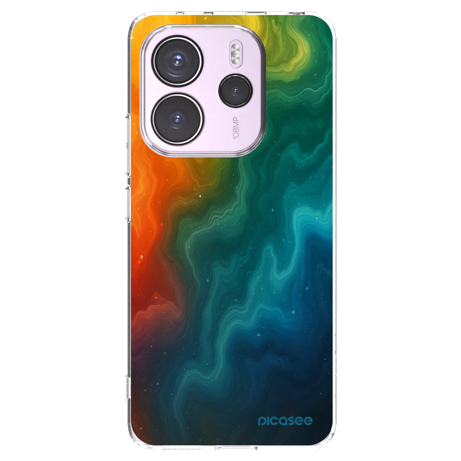Picasee silikonowe przeźroczyste etui na Xiaomi Redmi Note 14 4G - Solar