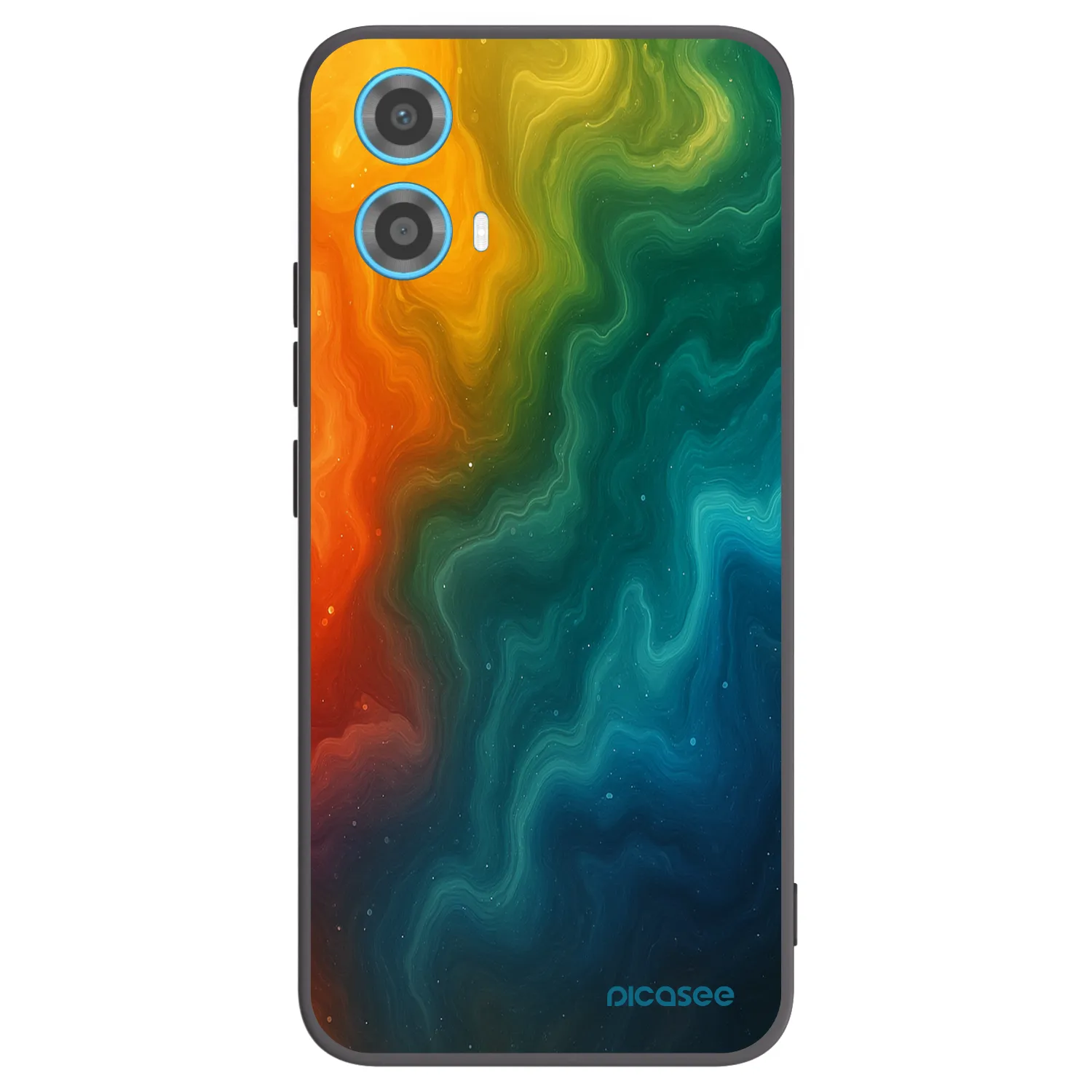 Picasee silikonowe czarne etui na Motorola Moto G34 5G - Solar
