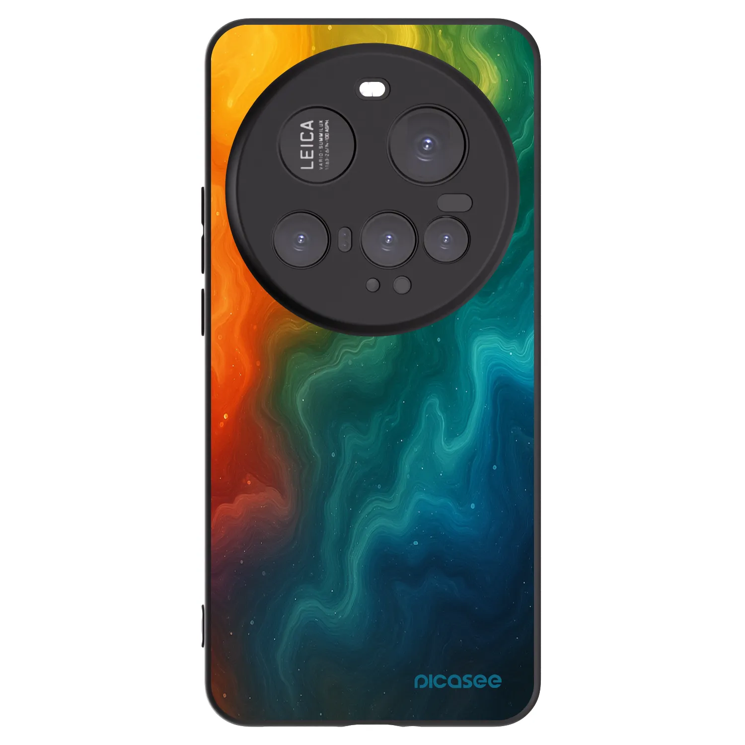 Picasee silikonowe czarne etui na Xiaomi 15 Ultra - Solar