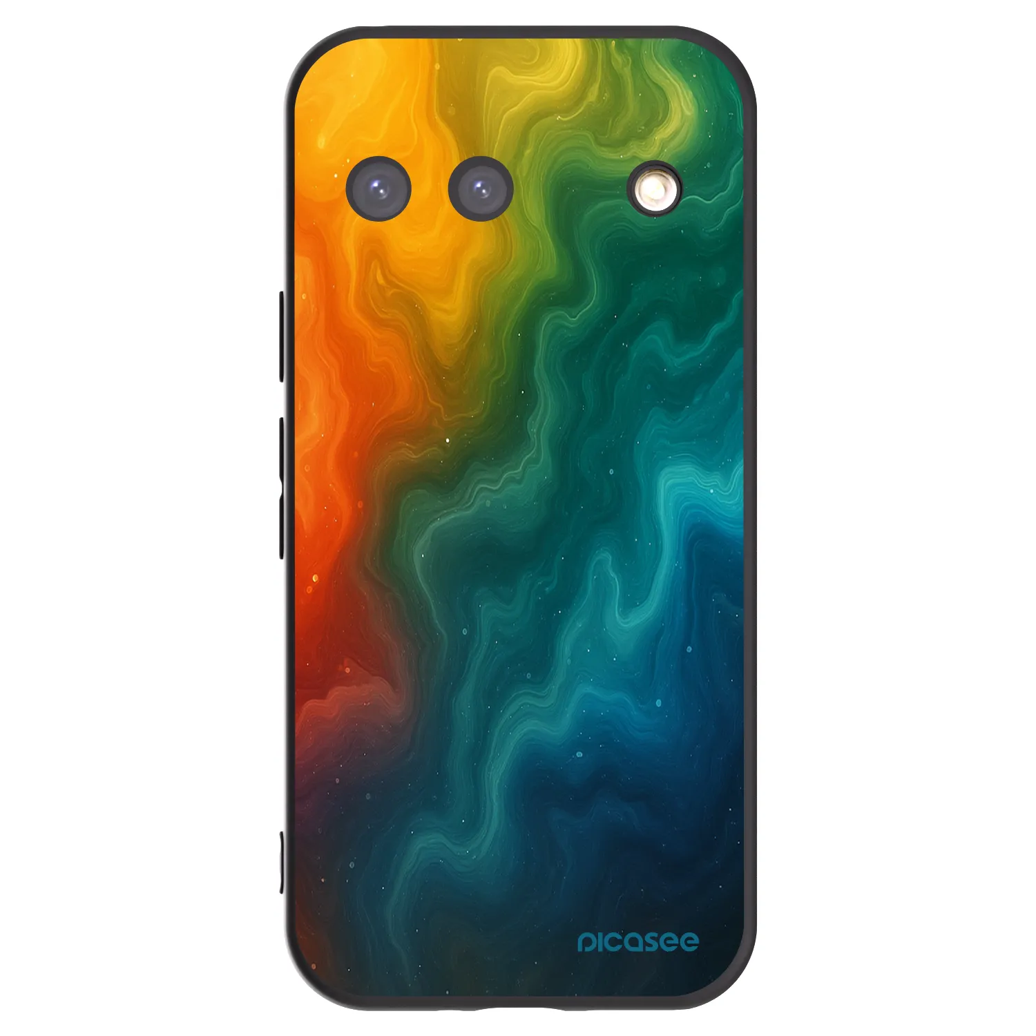 Picasee silikonowe czarne etui na Google Pixel 9 - Solar
