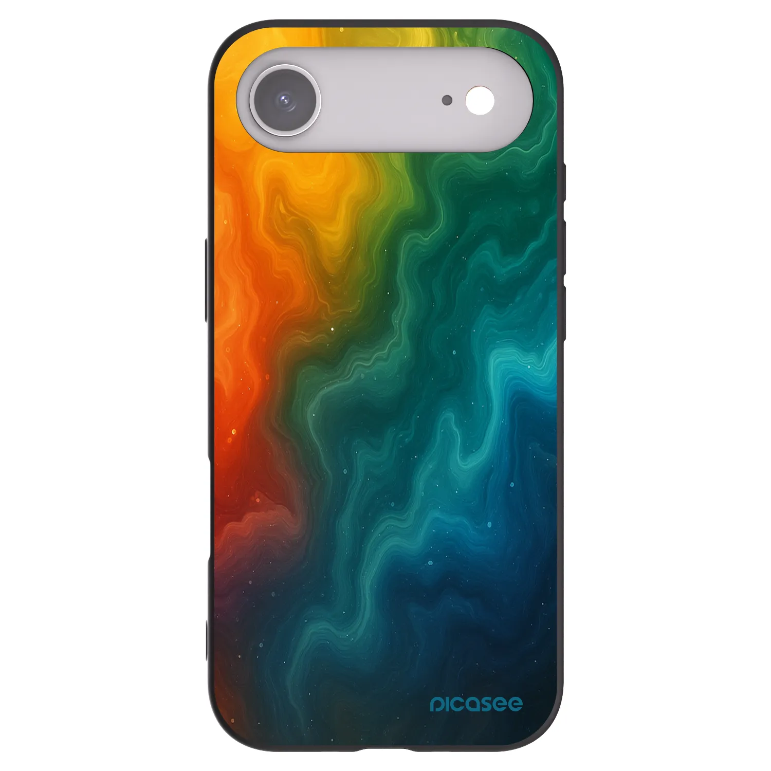 Picasee silikonowe czarne etui na Apple iPhone Air - Solar