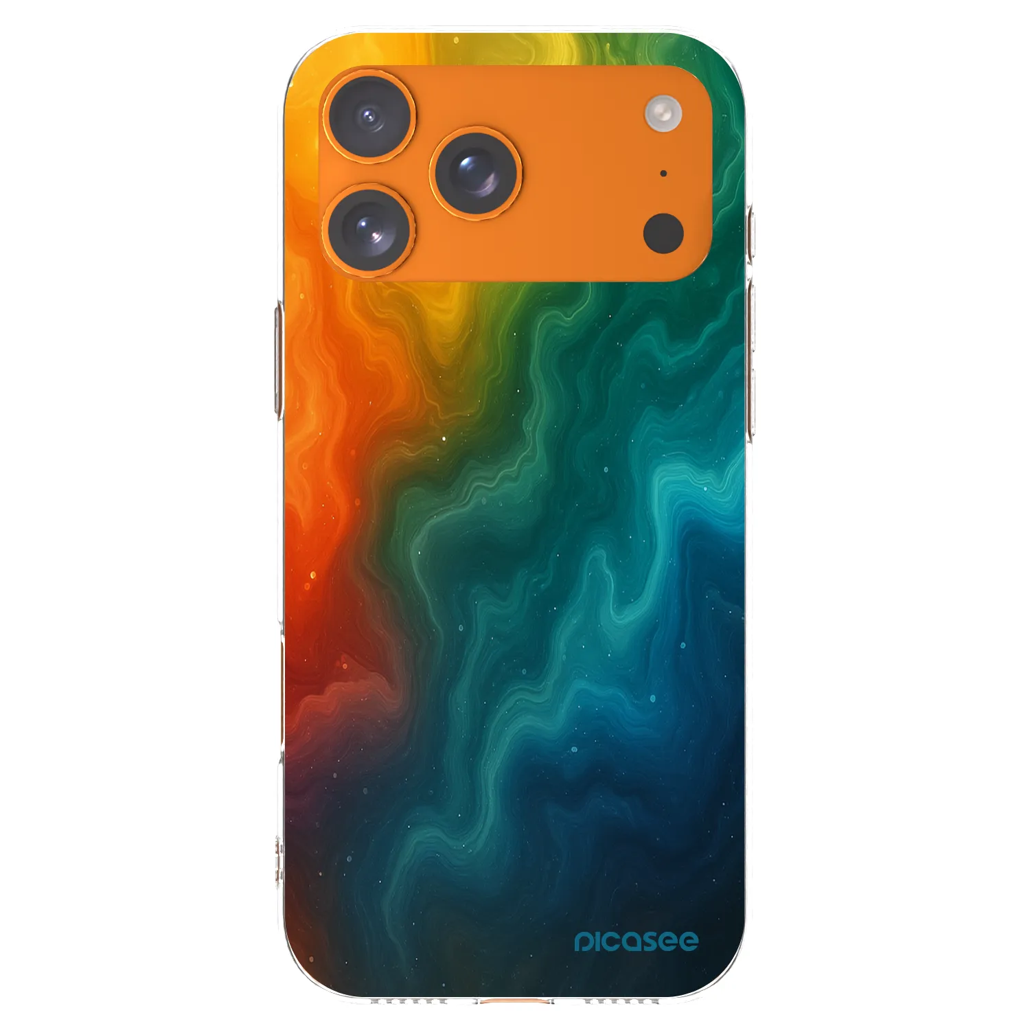 Picasee silikonowe przeźroczyste etui na Apple iPhone 17 Pro Max - Solar
