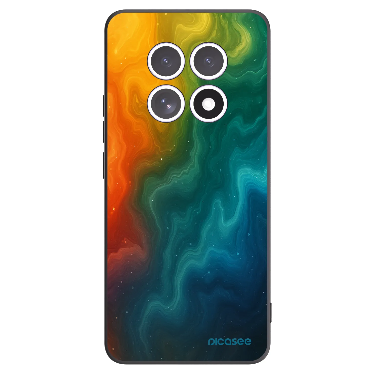 Picasee silikonowe czarne etui na Xiaomi Redmi Note 15 4G - Solar