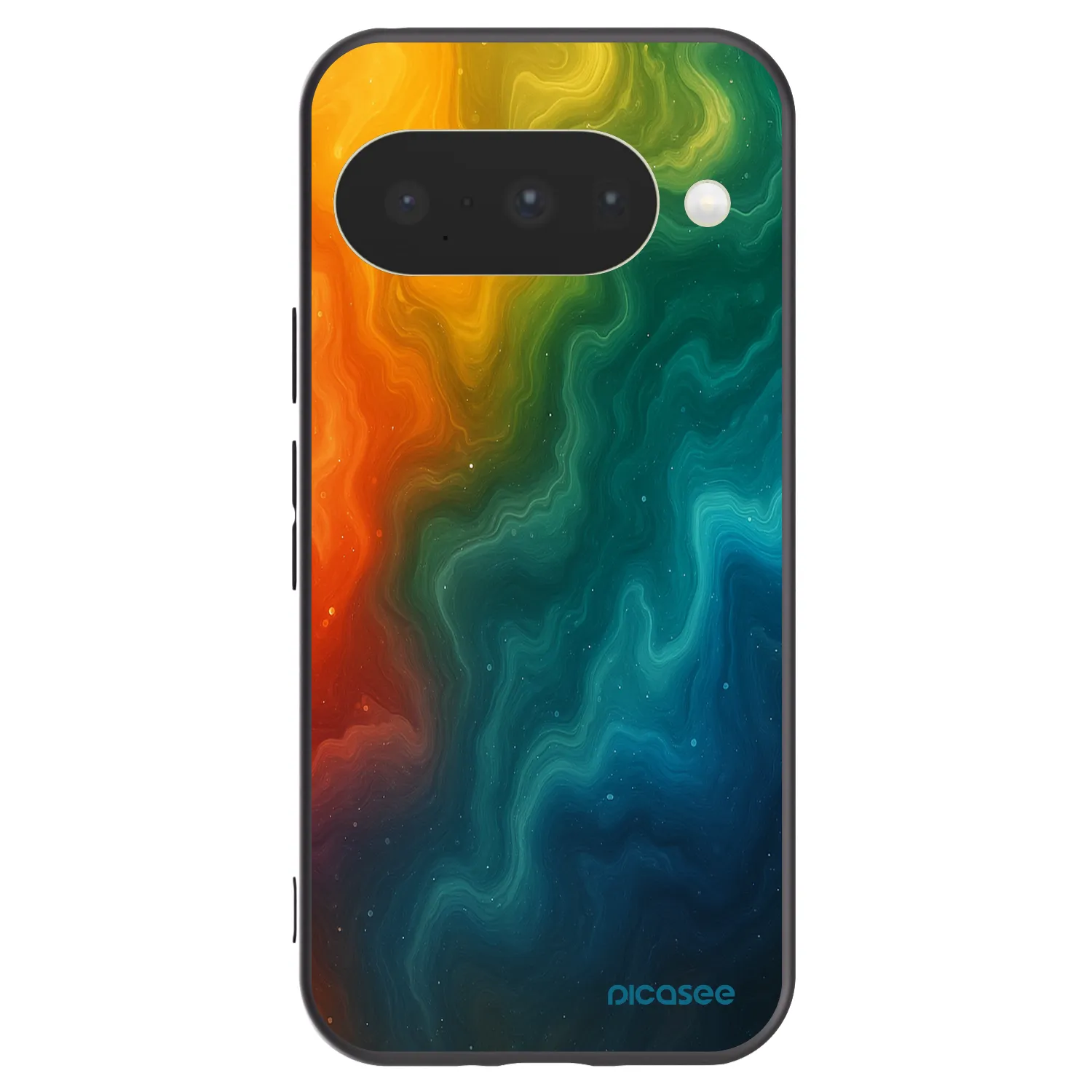 Picasee silikonowe czarne etui na Google Pixel 10 - Solar
