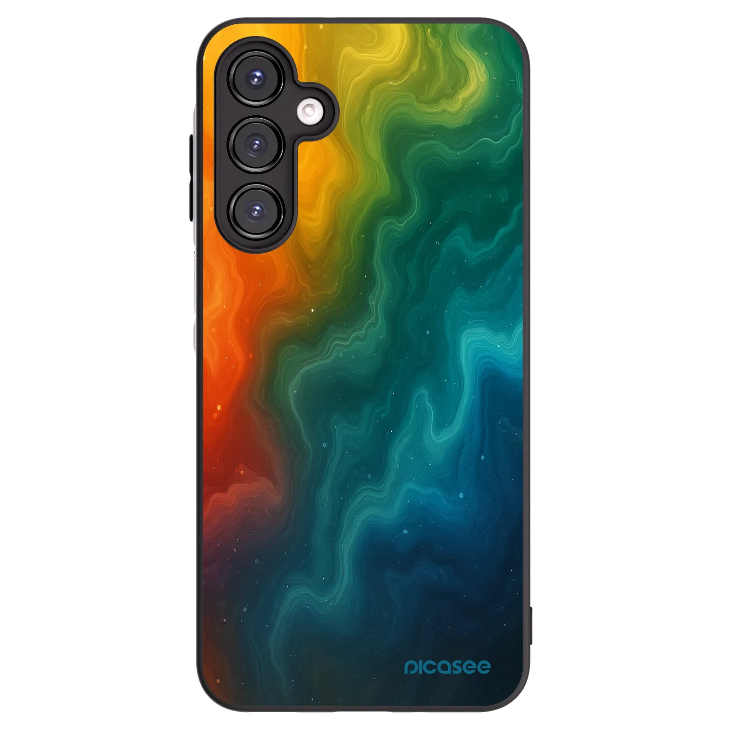 Picasee silikonowe czarne etui na Samsung Galaxy A16 4G - Solar