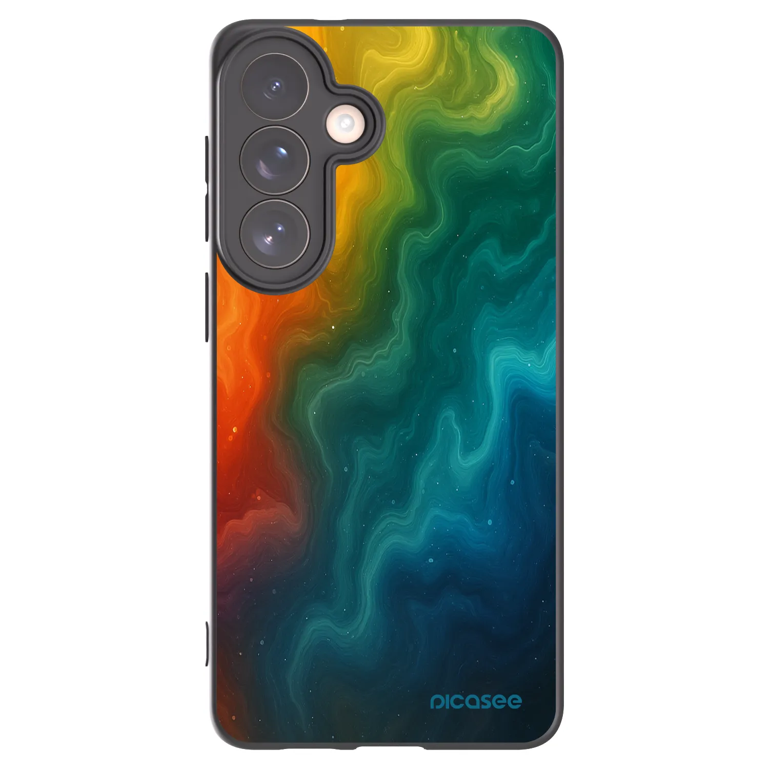 Picasee silikonowe czarne etui na Samsung Galaxy S26+ - Solar