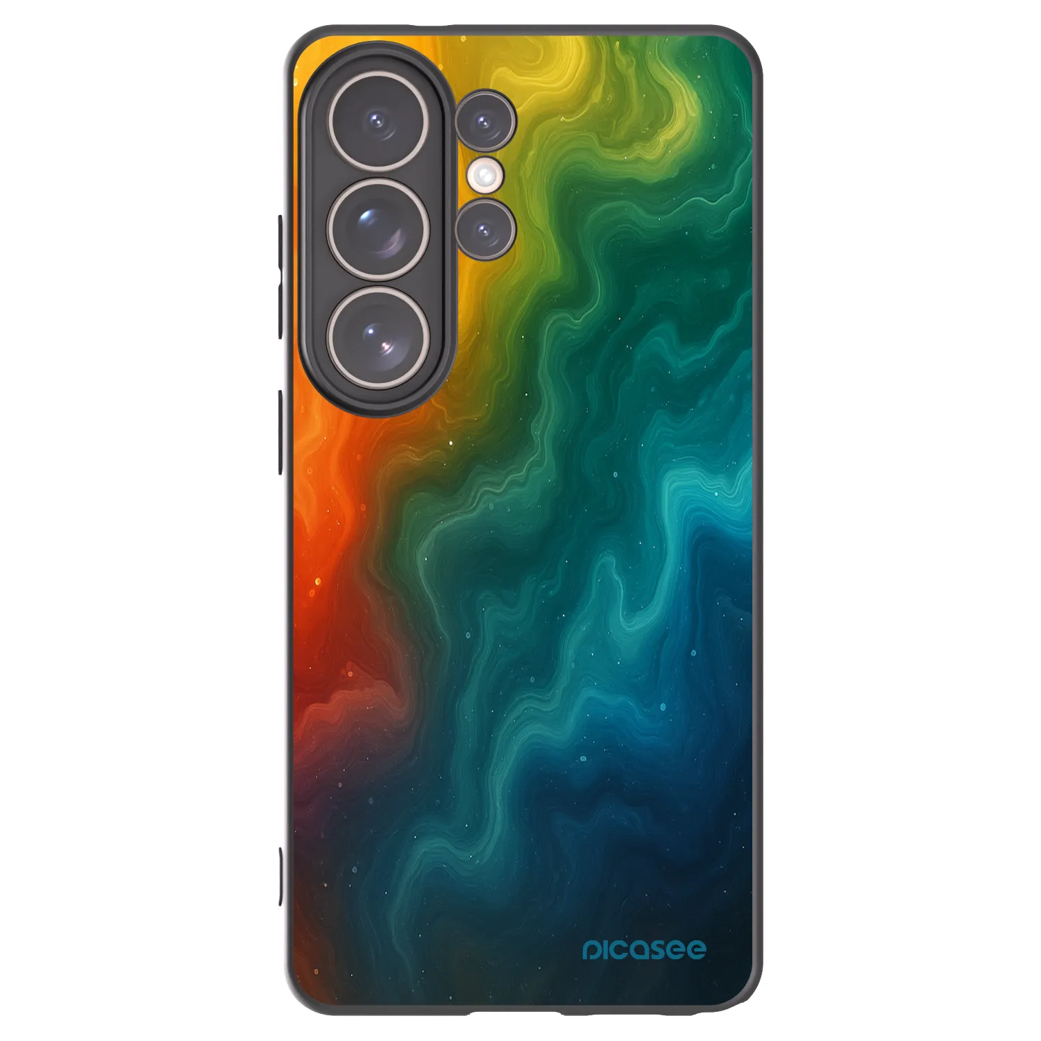 Picasee silikonowe czarne etui na Samsung Galaxy S26 Ultra - Solar