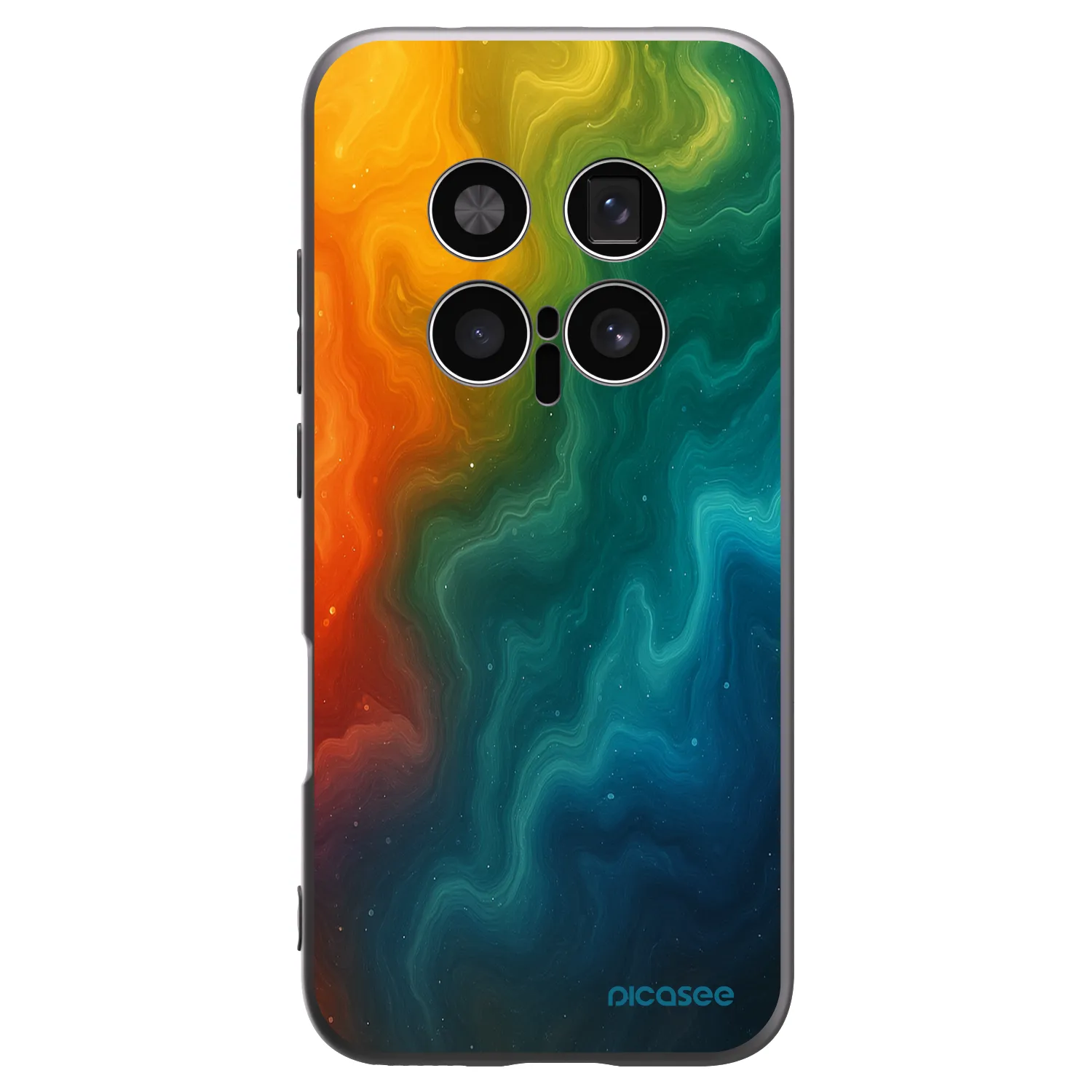 Picasee silikonowe czarne etui na Honor Magic8 Pro 5G - Solar