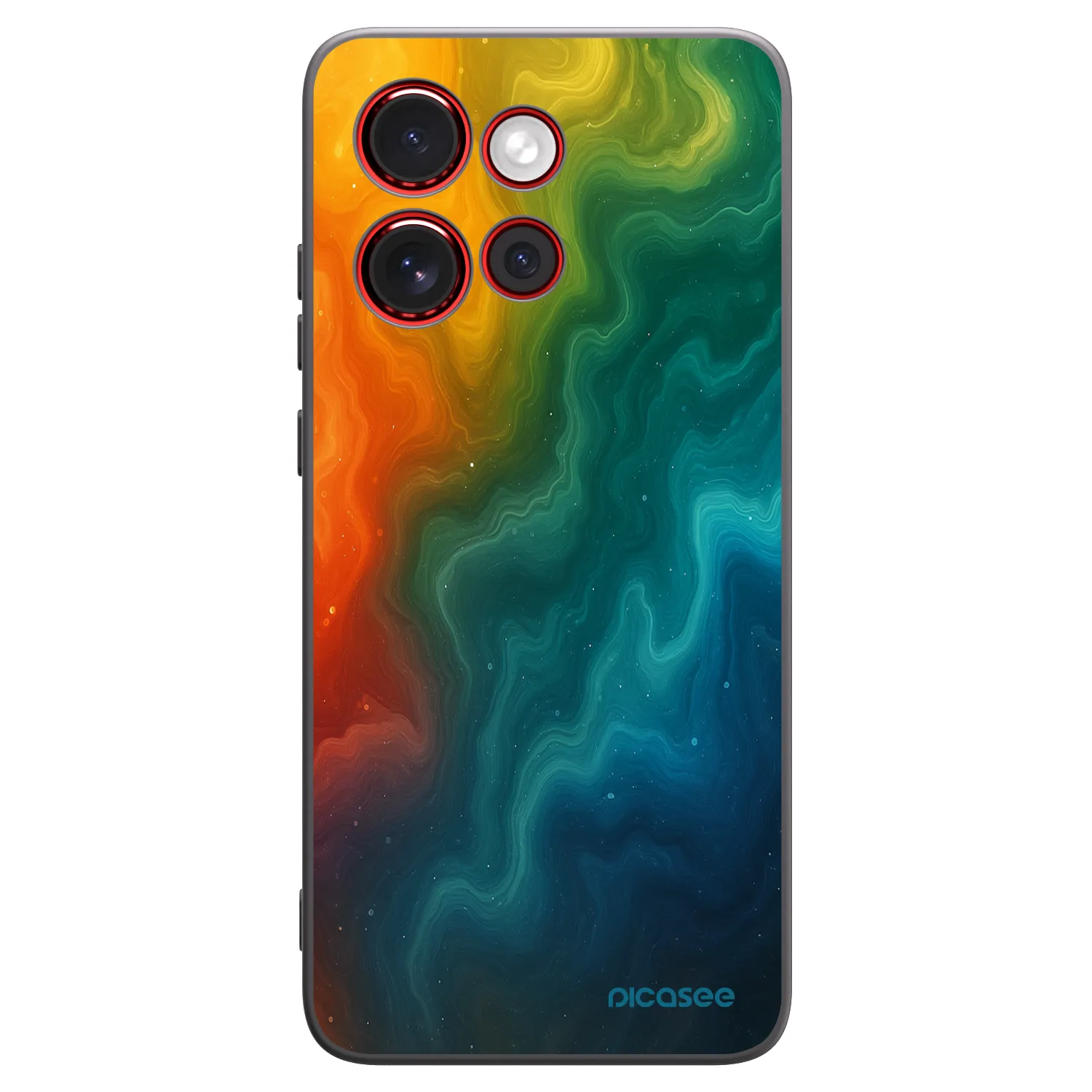 Picasee silikonowe czarne etui na Motorola Edge 60 Neo 5G - Solar