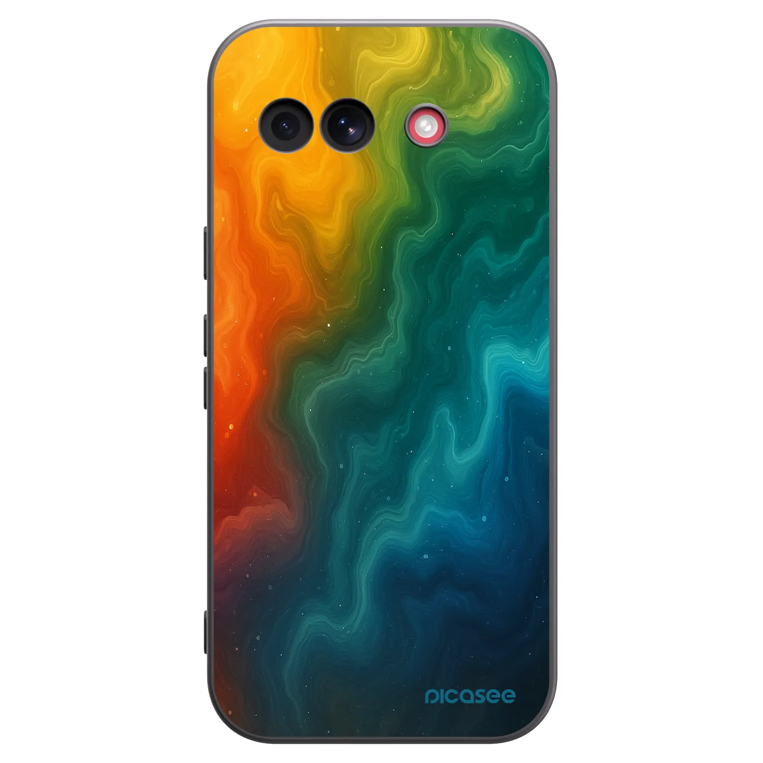 Picasee silikonowe czarne etui na Google Pixel 10a - Solar