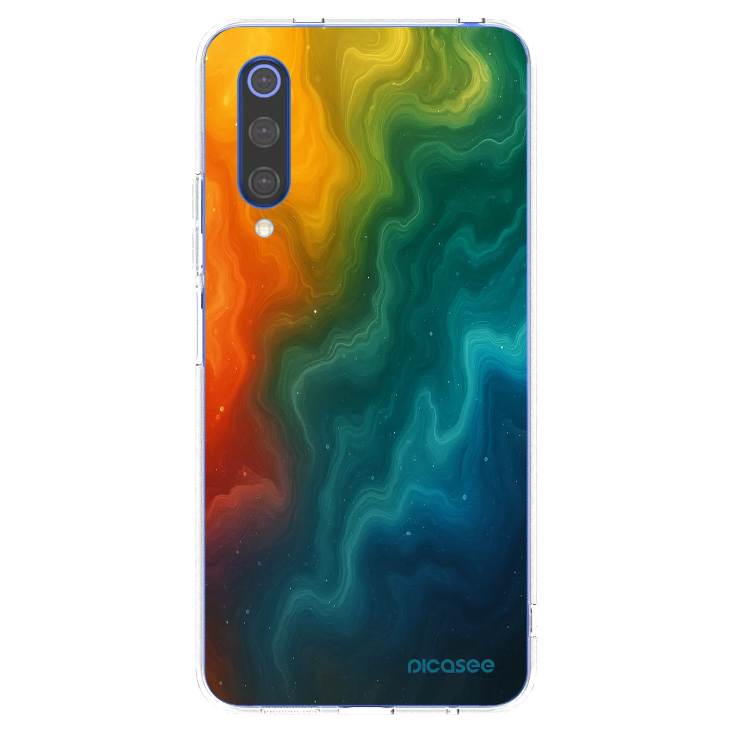 Picasee silikonowe przeźroczyste etui na Xiaomi Mi 9 SE - Solar