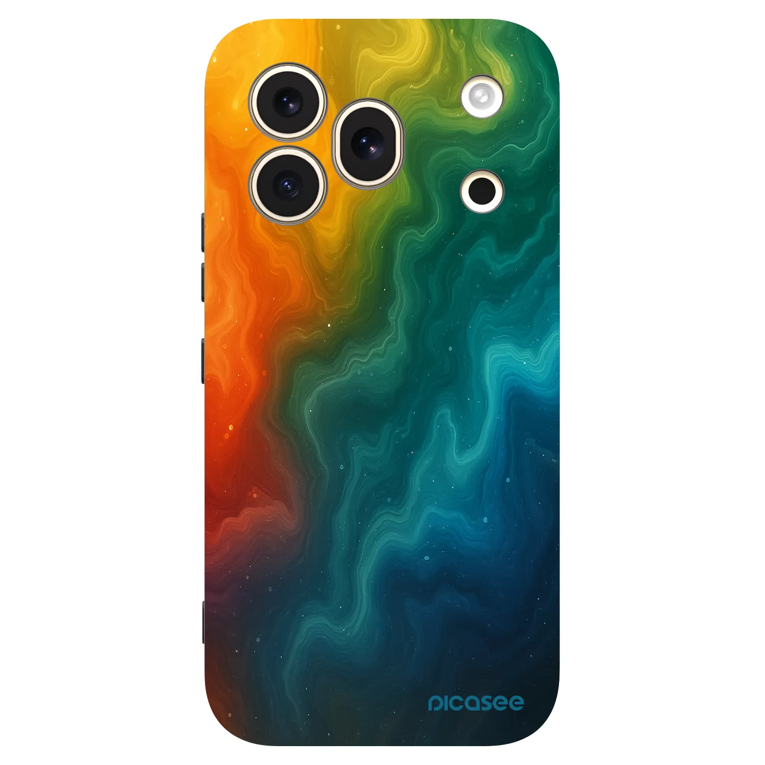 Picasee silikonowe czarne etui na Honor 600 Pro - Solar