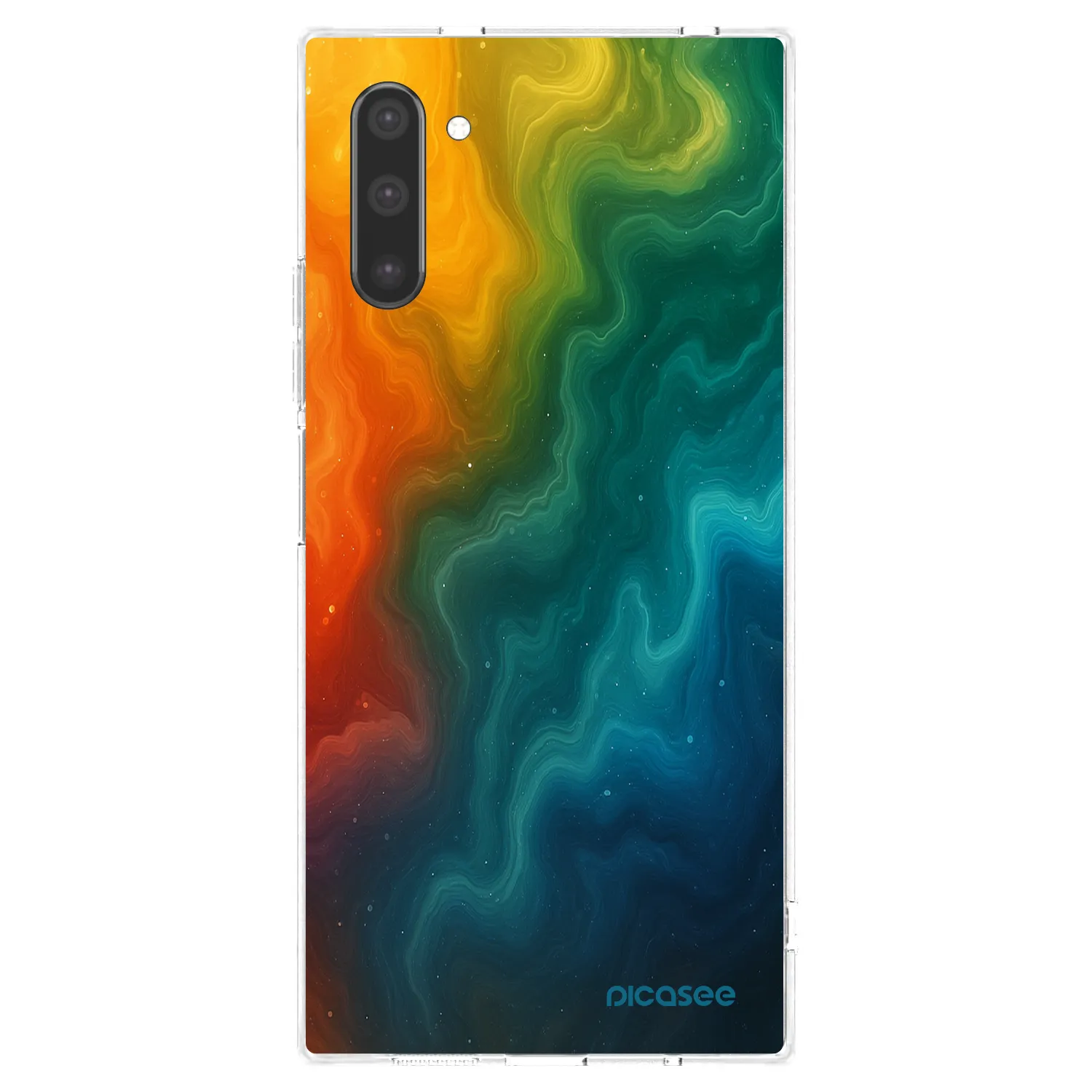Picasee silikonowe przeźroczyste etui na Samsung Galaxy Note 10 N970F - Solar