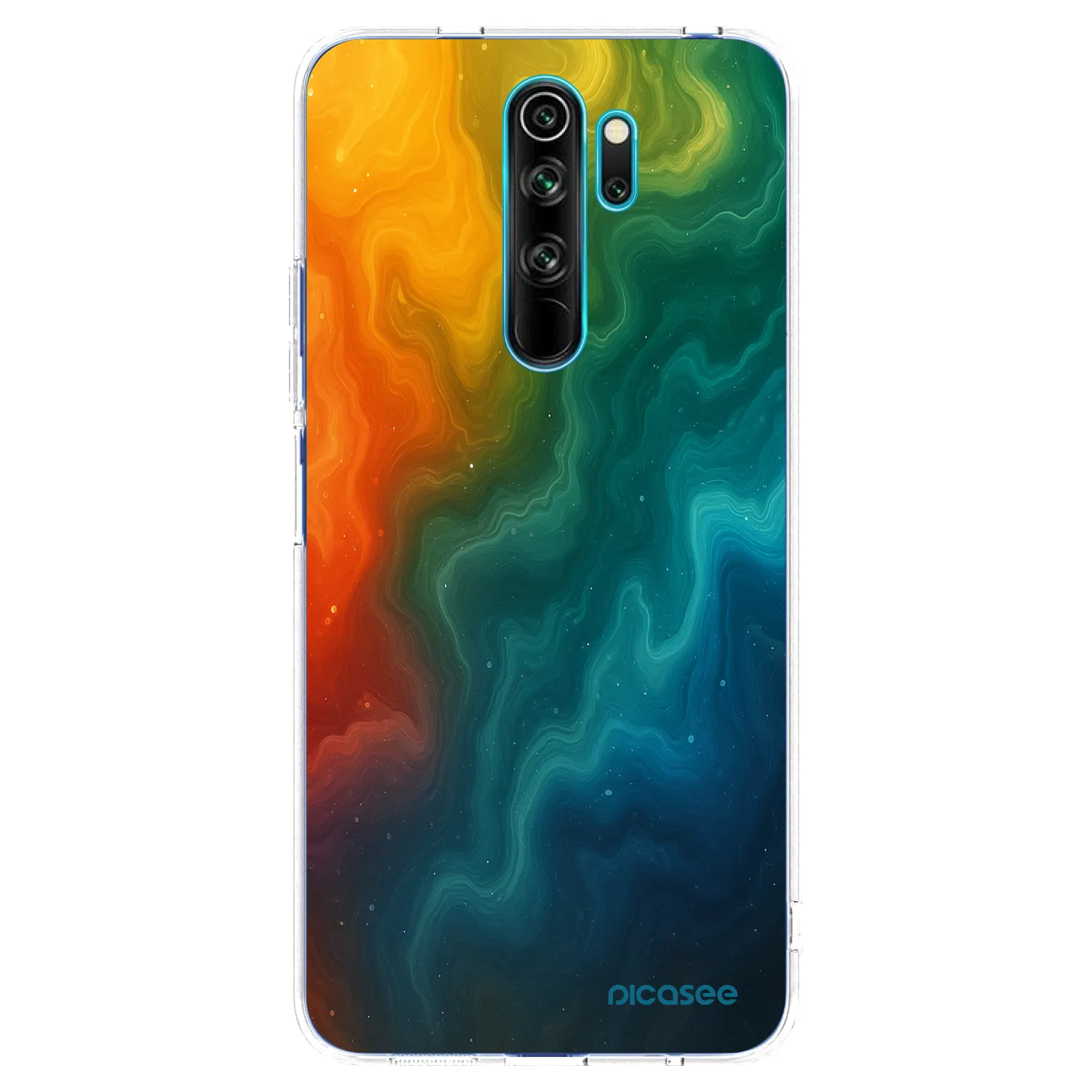Picasee silikonowe przeźroczyste etui na Xiaomi Redmi Note 8 Pro - Solar
