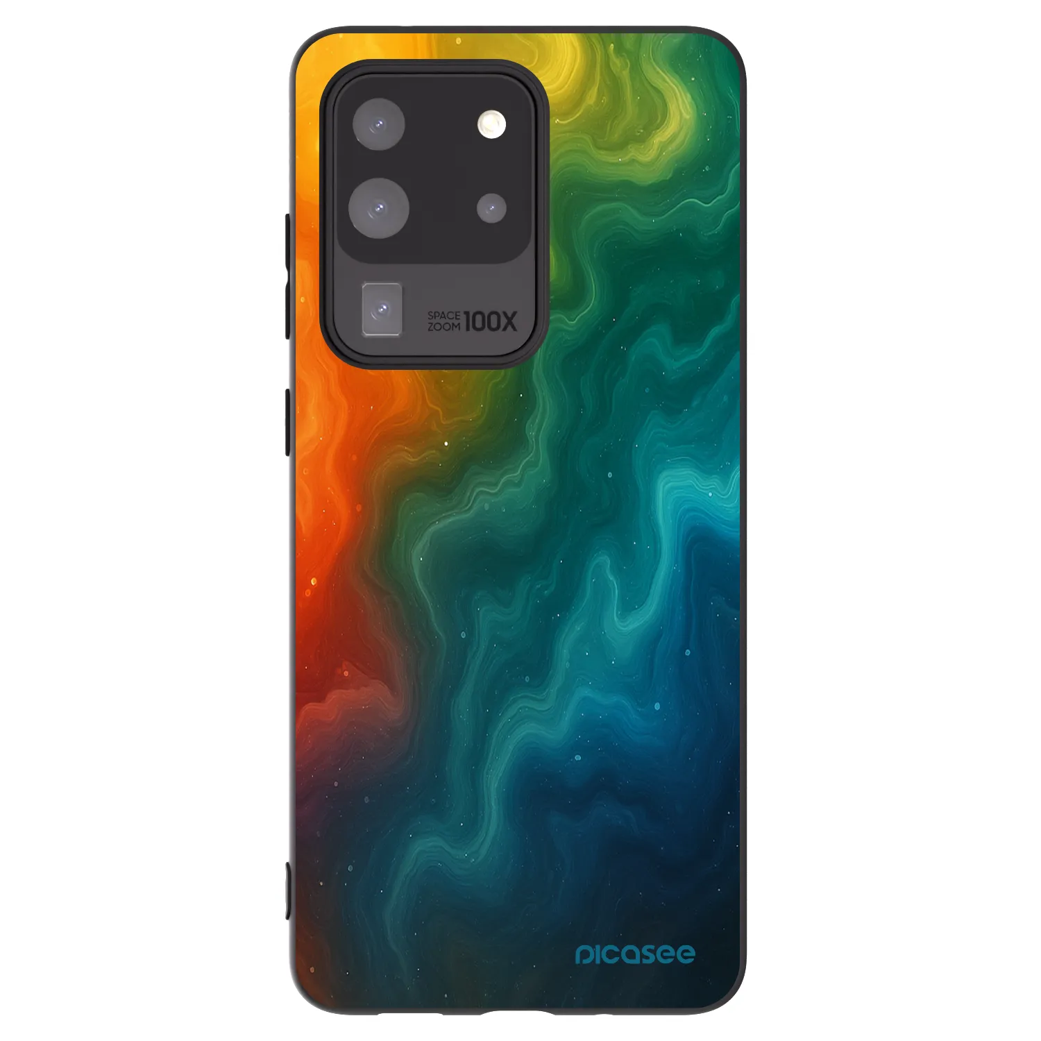 Picasee silikonowe czarne etui na Samsung Galaxy S20 Ultra 5G G988F - Solar