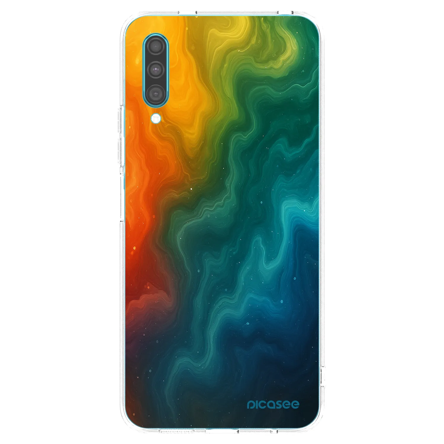 Picasee silikonowe przeźroczyste etui na Samsung Galaxy A30s A307F - Solar