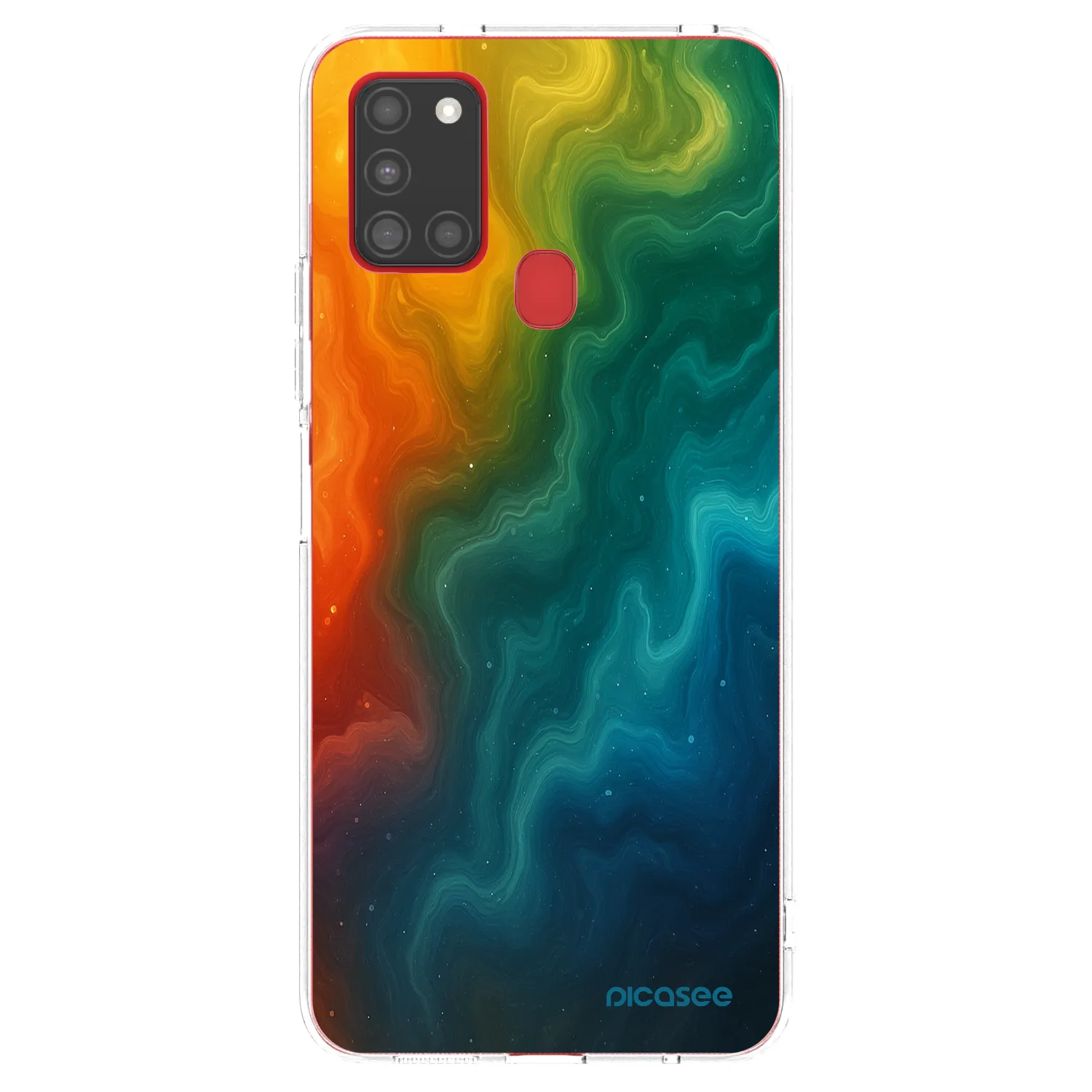 Picasee silikonowe przeźroczyste etui na Samsung Galaxy A21s - Solar