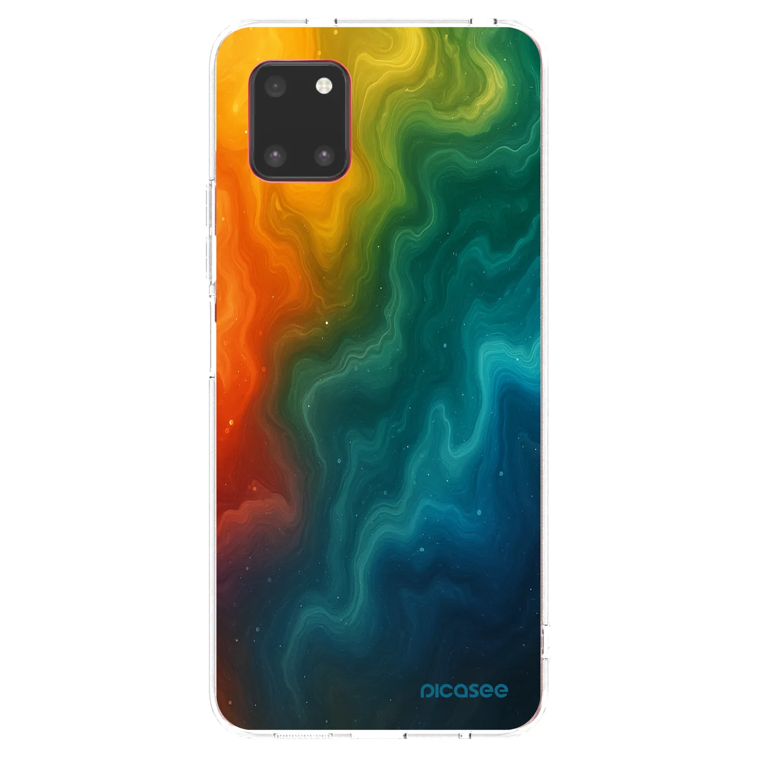 Picasee silikonowe przeźroczyste etui na Samsung Galaxy Note 10 Lite N770F - Solar