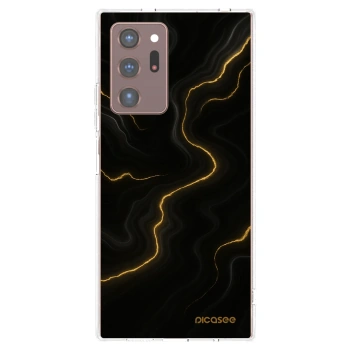 Picasee silikonowe przeźroczyste etui na Samsung Galaxy Note 20 Ultra - Thunder