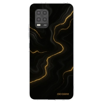 Picasee silikonowe przeźroczyste etui na Xiaomi Mi 10 Lite - Thunder