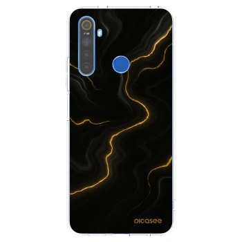Picasee silikonowe przeźroczyste etui na Realme 5 - Thunder