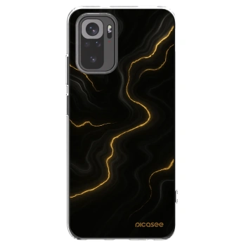 Picasee silikonowe przeźroczyste etui na Xiaomi Redmi Note 10S - Thunder